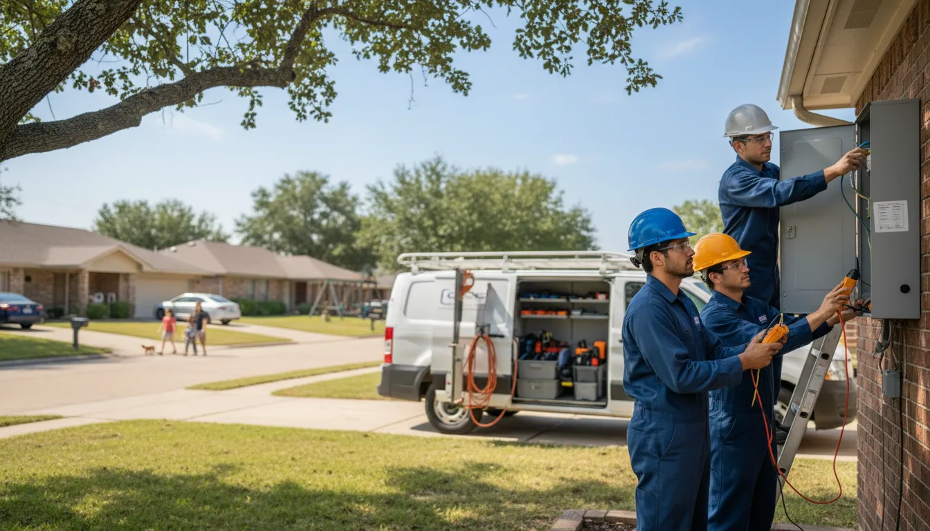 Certified electrician providing emergency electrical services in Yettem, CA
